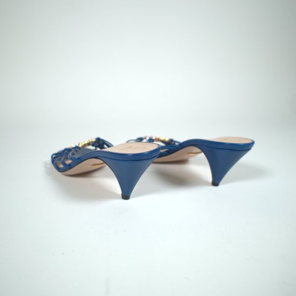 Blue Gucci Rhinestone Slides Size 37 never used - Picture 9 of 9